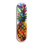 Wallity Watercolor Ananas Pintura Decorativa de Vidrio Templado Multicolor